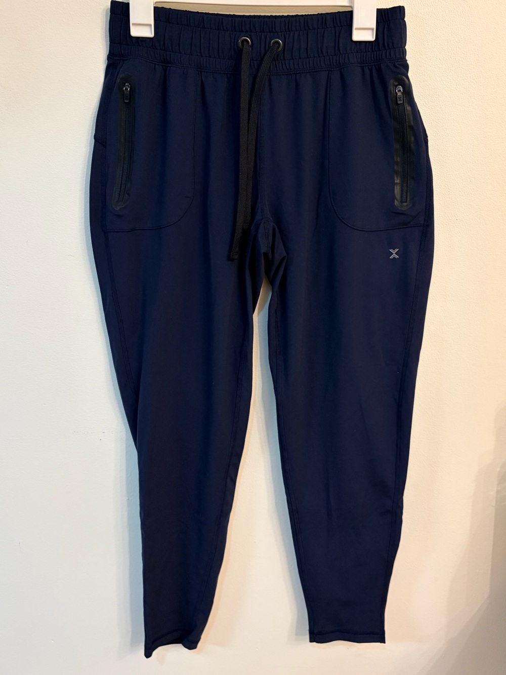 Xersion Dark Navy Jogger Sweatpants with Zipper Pockets
